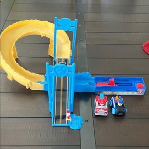 Paw Patrol Blue and Yellow Rescue Track Set
